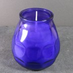 Bolsius Candles - Purple Glass Twilight Lowboy Candles